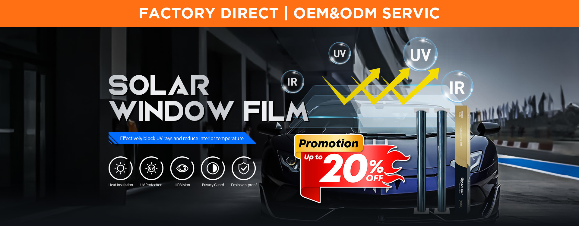 गुणवत्ता कार पेंट संरक्षण फिल्म फैक्टरी